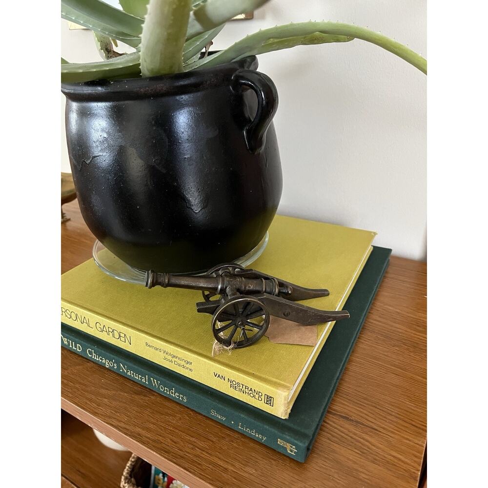 Vintage Bronze Miniature Cannon